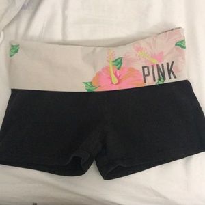 Victoria secret yoga spandex shorts